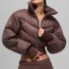 Chaqueta acolchada Atmosphere corta - Brownstone