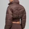 Chaqueta acolchada Atmosphere corta - Brownstone