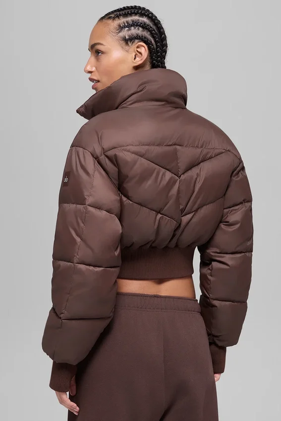Chaqueta acolchada Atmosphere corta - Brownstone