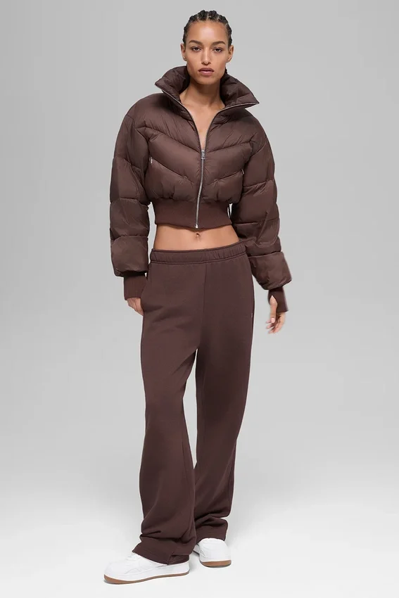 Chaqueta acolchada Atmosphere corta - Brownstone