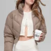 Chaqueta acolchada Atmosphere corta - Chai Latte