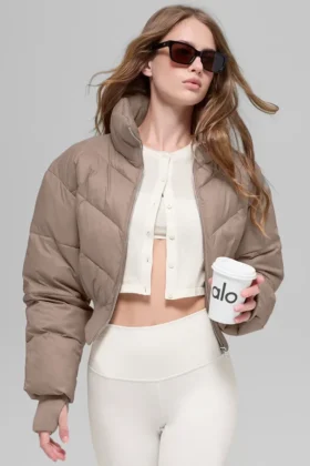 Chaqueta acolchada Atmosphere corta - Chai Latte