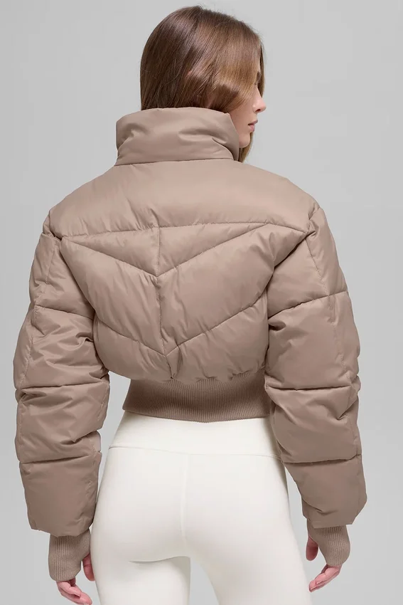 Chaqueta acolchada Atmosphere corta - Chai Latte