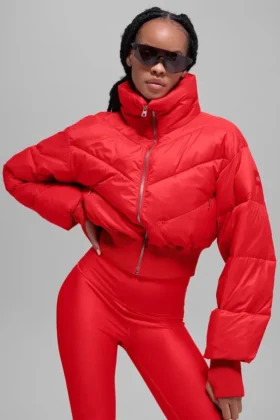 Chaqueta acolchada Atmosphere corta - Rojo brillante