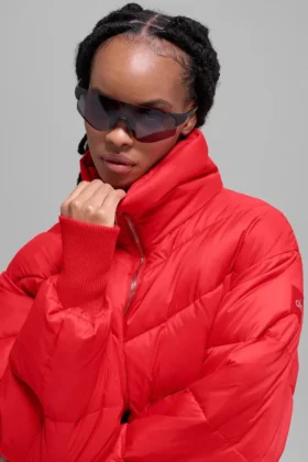 Chaqueta acolchada Atmosphere corta – Rojo brillante