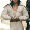 Chaqueta acolchada Captivate - Bone