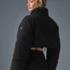 Chaqueta acolchada con corsé Main Act - Negro