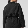 Chaqueta acolchada cruzada Urbanite - Negro