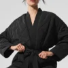 Chaqueta acolchada cruzada Urbanite - Negro