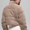 Chaqueta acolchada de micropana de ensueño - Chai Latte