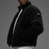 Chaqueta acolchada de pana «Stage» — Negro
