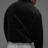 Chaqueta acolchada de pana «Stage» — Negro