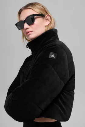 Chaqueta acolchada Dreamy de micropana - Negro