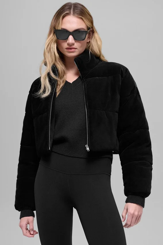 Chaqueta acolchada Dreamy de micropana - Negro