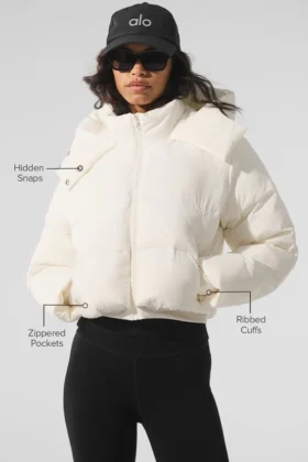 Chaqueta acolchada Foxy – Marfil