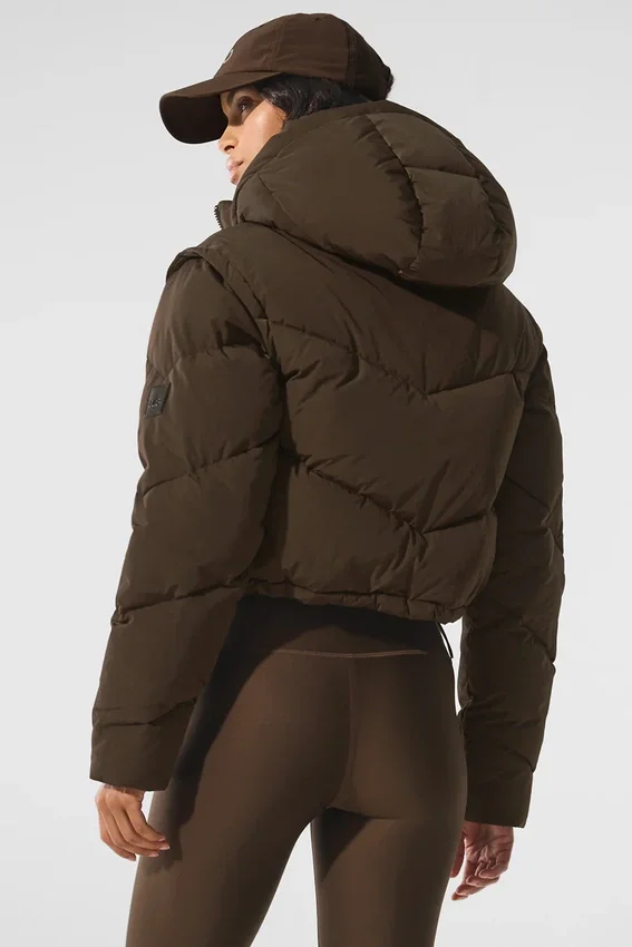 Chaqueta acolchada Glacier - Espresso