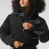 Chaqueta acolchada Glacier - Negro