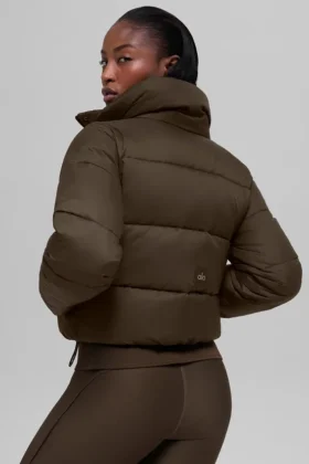 Chaqueta acolchada Gold Rush – Espresso