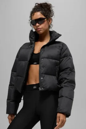 Chaqueta acolchada Gold Rush – Negro