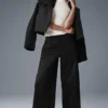 Chaqueta acolchada Sherpa Cozy Escape - Negro/Negro