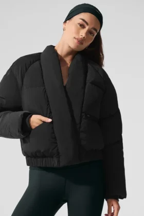 Chaqueta acolchada Stargazing - Negro