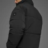 Chaqueta acolchada Street de tejido elástico - Negro