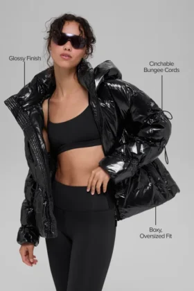 Chaqueta acolchada Stunner – Negro