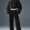 Chaqueta acolchada tipo corsé Main Act de Sherpa - Negro