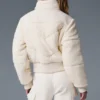 Chaqueta acolchada tipo jersé Darling - Marfil