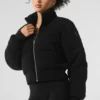Chaqueta acolchada tipo jersé Darling - Negro