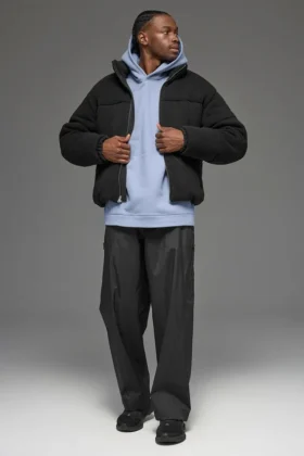 Chaqueta acolchada tipo jerséu Stage - Negro