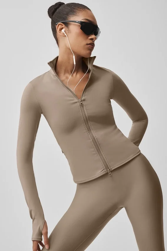 Chaqueta Airlift Winter Warm Radiant con cremallera completa - Gravel