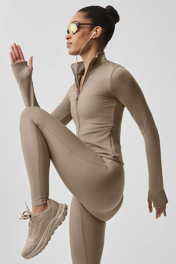 Chaqueta Airlift Winter Warm Radiant con cremallera completa - Gravel
