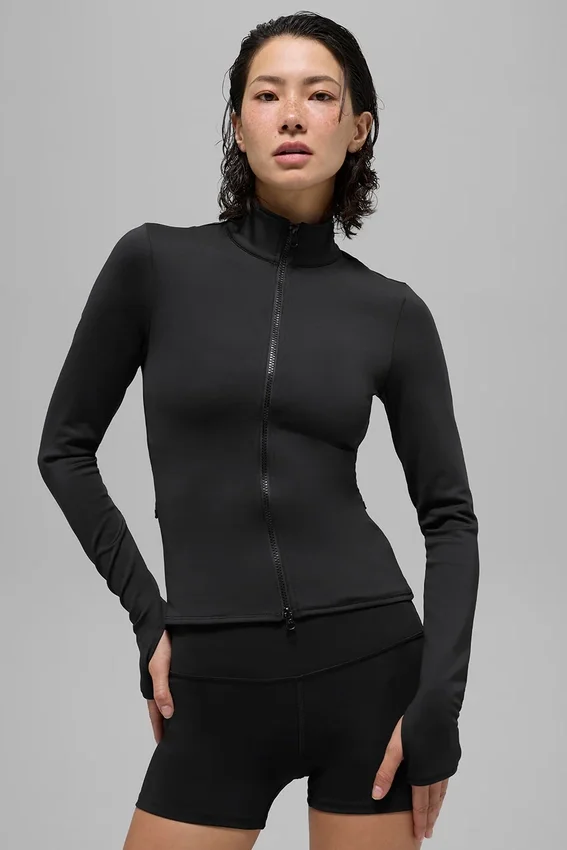 Chaqueta Airlift Winter Warm Radiant con cremallera completa - Negro