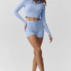 Chaqueta ajustada Alosoft Sincere - Azul Provenza claro