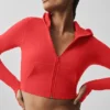 Chaqueta ajustada Alosoft Sincere - Rojo brillante