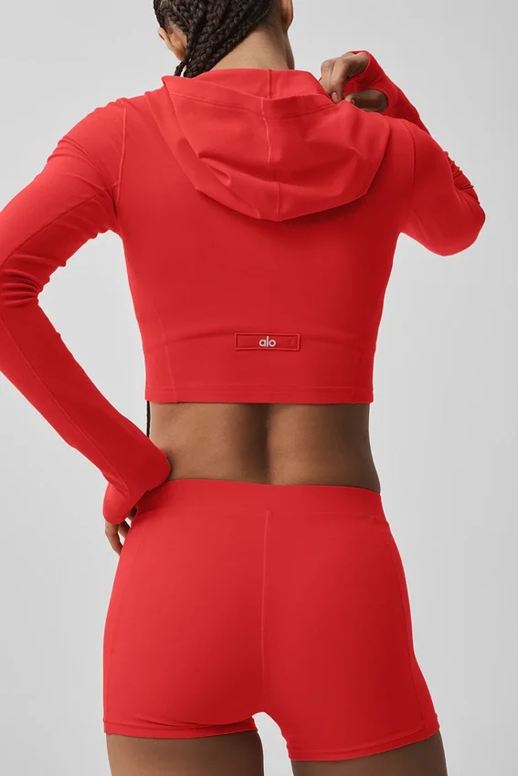 Chaqueta ajustada Alosoft Sincere - Rojo brillante