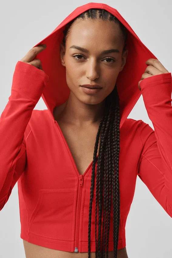 Chaqueta ajustada Alosoft Sincere - Rojo brillante