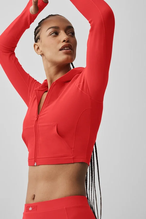 Chaqueta ajustada Alosoft Sincere - Rojo brillante