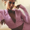 Chaqueta ajustada Alosoft Sincere - Rosa corazón de caramelo