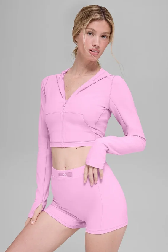 Chaqueta ajustada Alosoft Sincere - Rosa corazón de caramelo