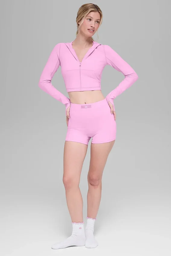 Chaqueta ajustada Alosoft Sincere - Rosa corazón de caramelo