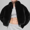 Chaqueta Allure de piel sintética - Negro
