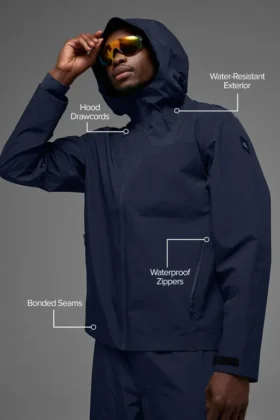 Chaqueta Alpha Shell – Azul marino