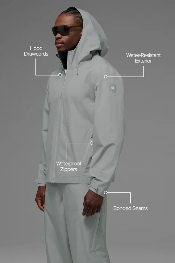 Chaqueta Alpha Shell - Gris lunar