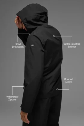 Chaqueta Alpha Shell – Negro