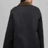Chaqueta Barn de sarga - Negro/Espresso