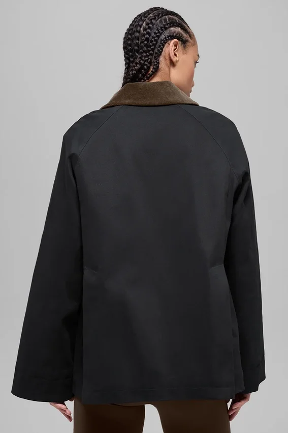 Chaqueta Barn de sarga - Negro/Espresso