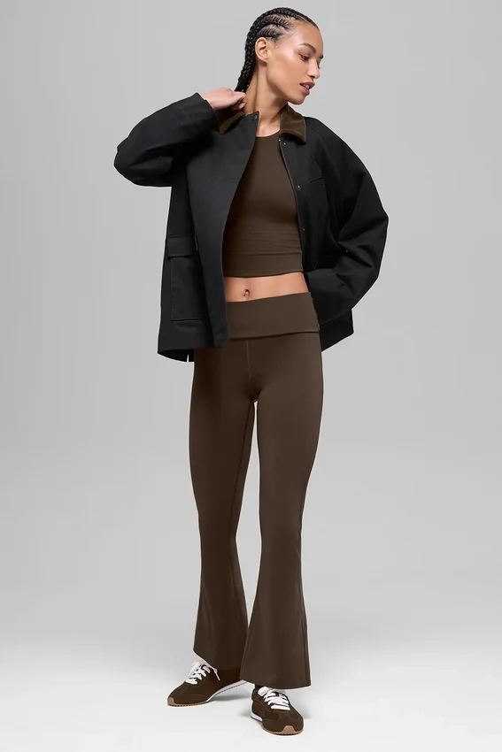 Chaqueta Barn de sarga - Negro/Espresso