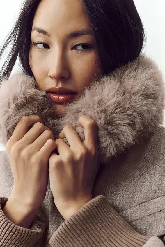 Chaqueta Bunny Slope de mezcla de lana - Alpine Cocoa Heather